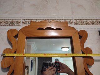 LAVABO ANTIGUO DE MADERA MACIZA PERFECTO