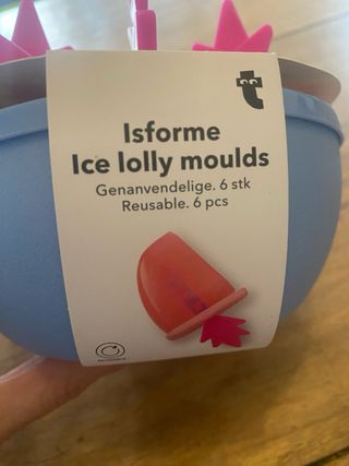Molde para hacer helados