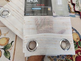 2 Tende Spiga Sara 140X280 Filtrante Beige 