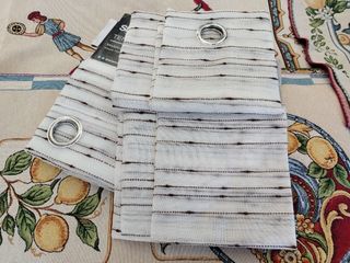 2 Tende Spiga Sara 140X280 Filtrante Marrone 