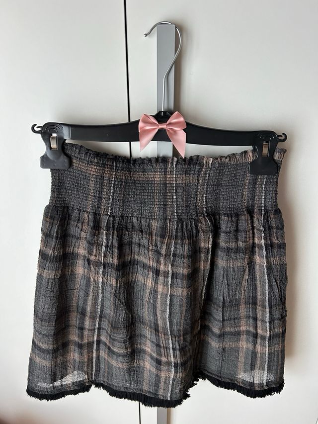 Gonna grigia scozzese