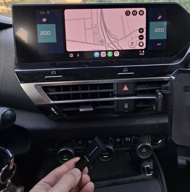 Adaptador inalámbrico CarPlay/Android Auto 2 en 1