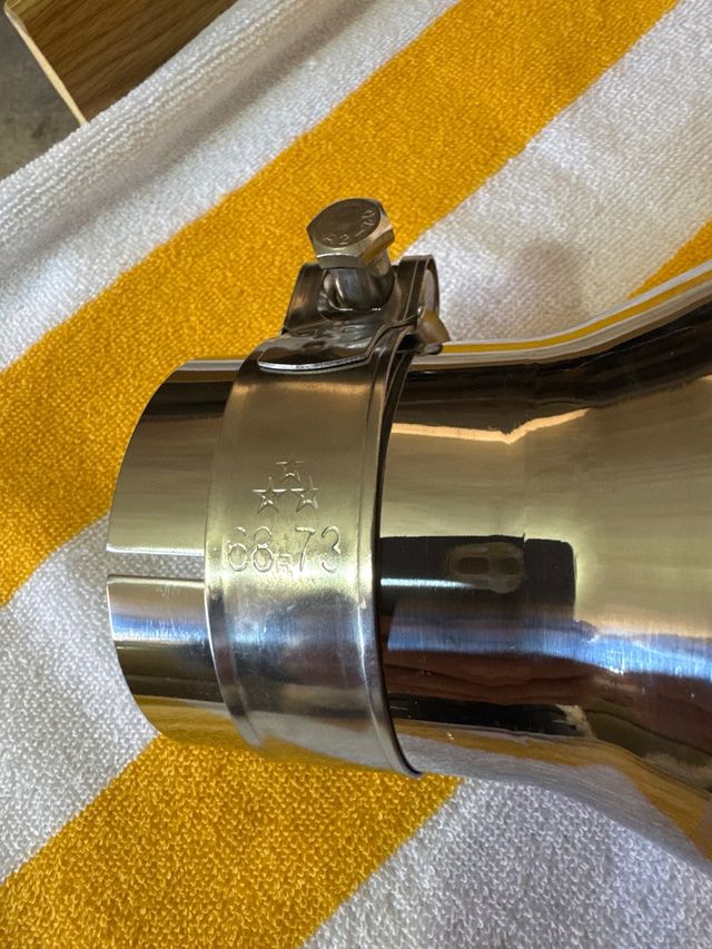  Tubo De Escape Universal De Acero