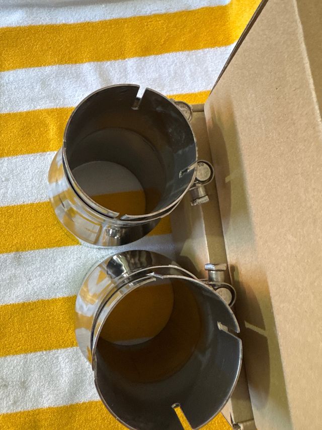  Tubo De Escape Universal De Acero