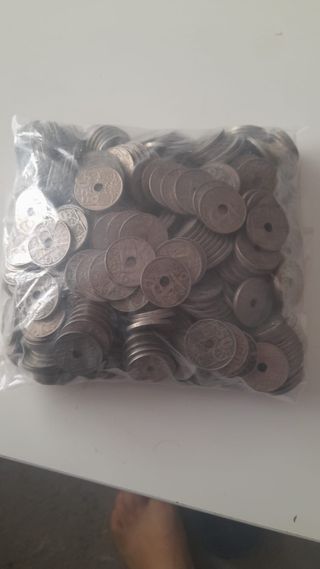 Lote monedas 500 unidades monedas antiguas