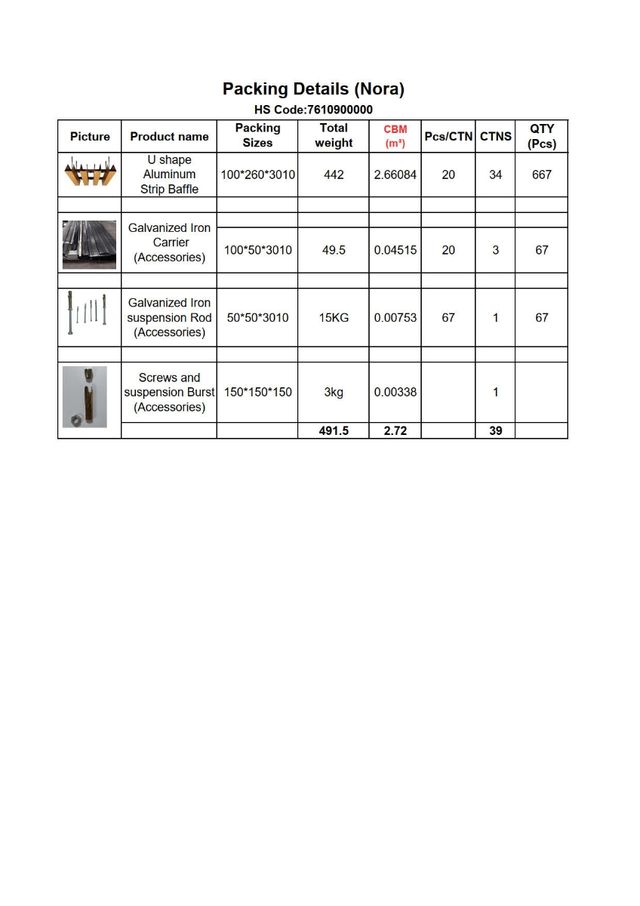 Techo lineal aluminio imitación madera