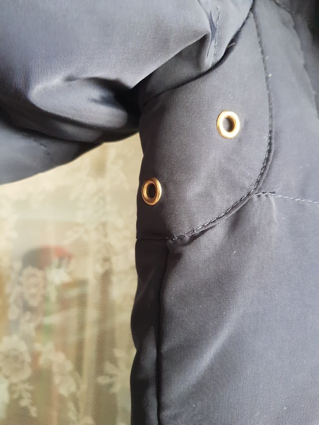 Abrigo plumas Zara talla M azul marino