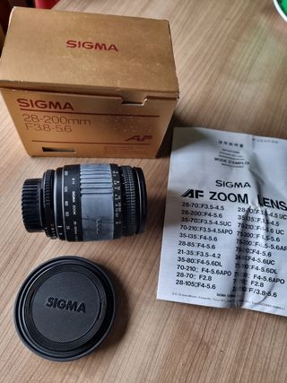 Objetivo Sigma 28-200 Nikon