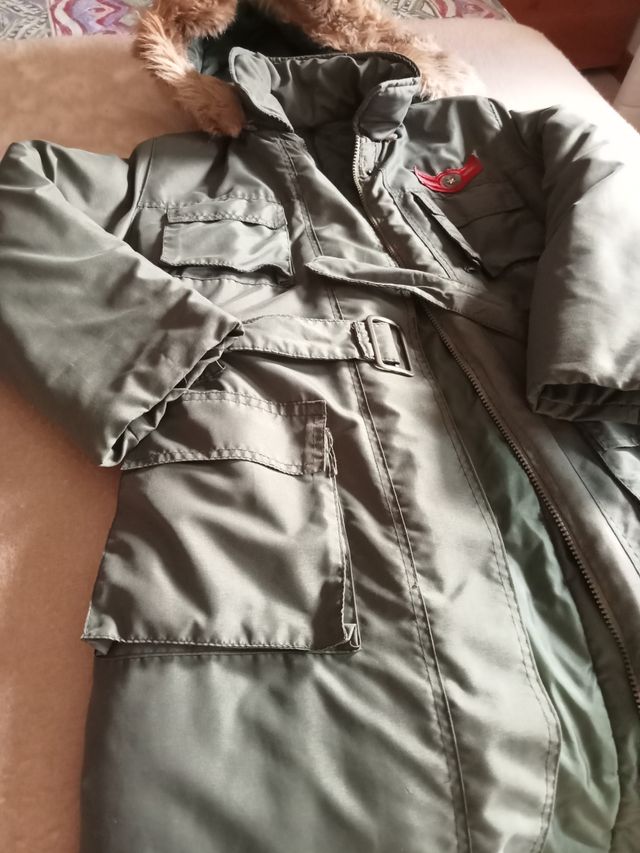 Piumino verde militare 