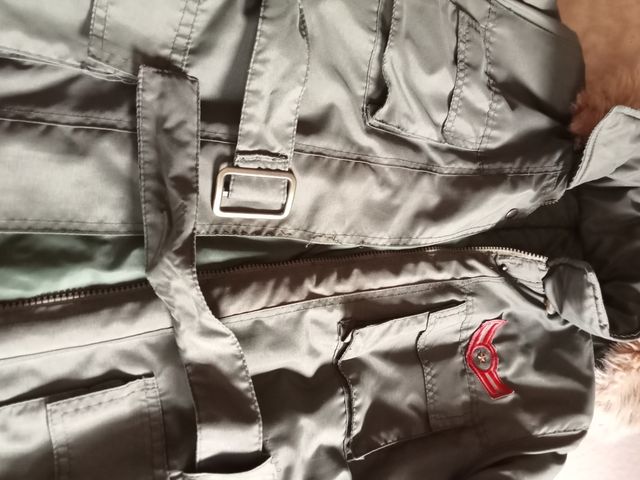 Piumino verde militare 