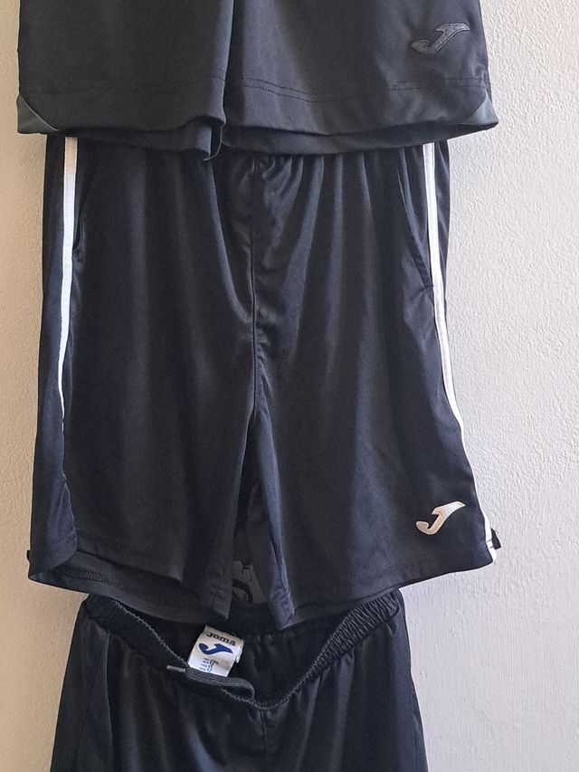 Set 4 pantaloncini neri Joma TG XS