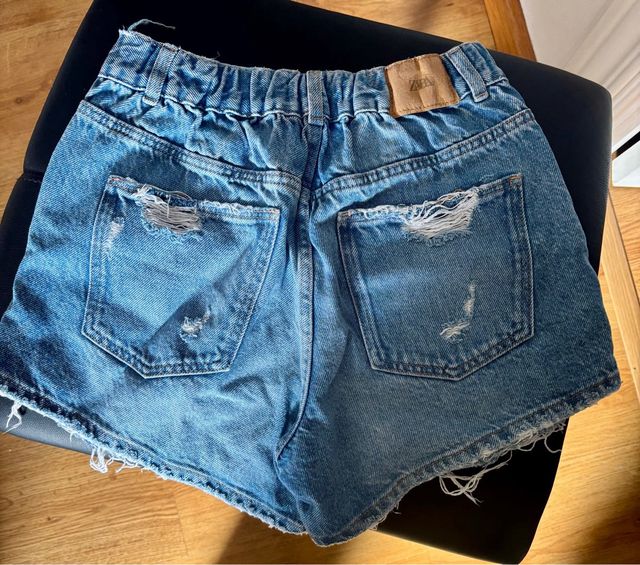 Vaquero corto Zara
