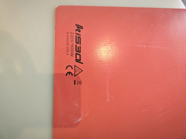 Placa de impresión y cama calefactora Impresora 3D