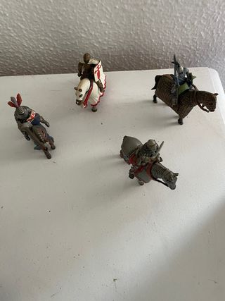 Caballeros plomo Edad Media