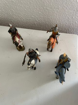 Caballeros plomo Edad Media