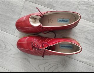 Scarpe sportive rosse in pelle 41