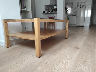 Mesa centro con 2 niveles