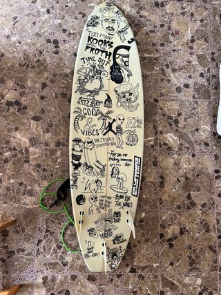 Tabla de surf Bob Marley