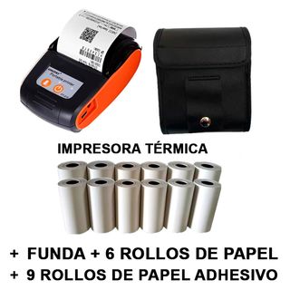 Impresora térmica de recibos portátil bluetooth