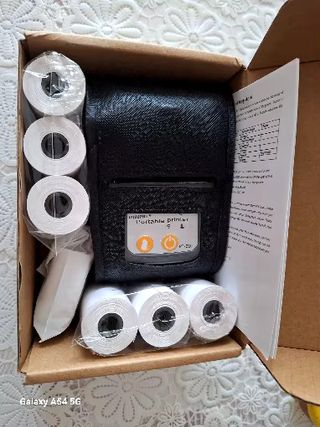 Impresora térmica de recibos portátil bluetooth