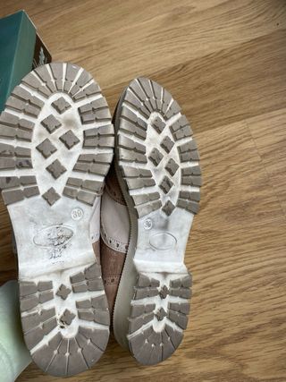 Zapato bicolor mujer tipo Oxford