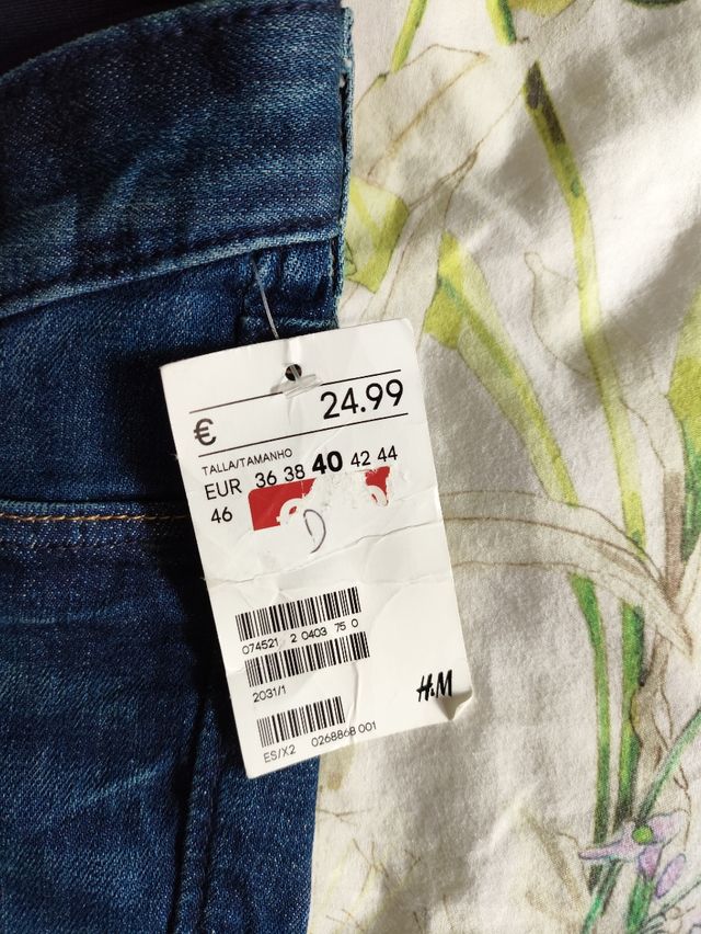 Pantalón corto vaquero premamá H&M