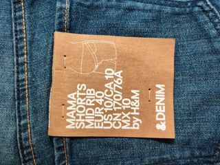 Pantalón corto vaquero premamá H&M