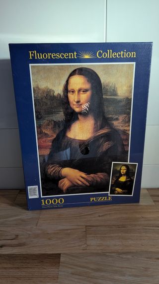 🧩 Puzzle Mona Lisa Fluorescente 
