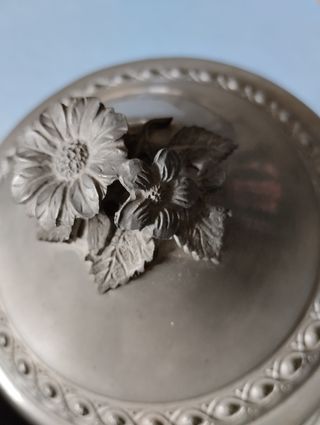 Centro tavola peltro