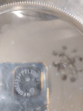 Centro tavola peltro