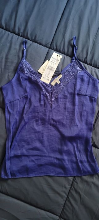 Top encaje tirantes fino morgan