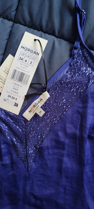 Top encaje tirantes fino morgan