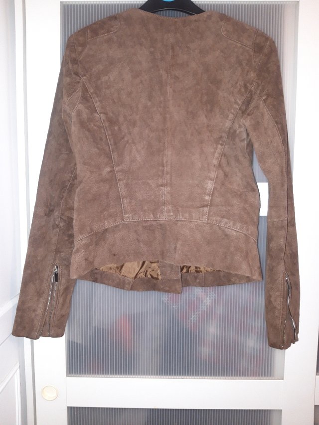 Cazadora biker ante Mango