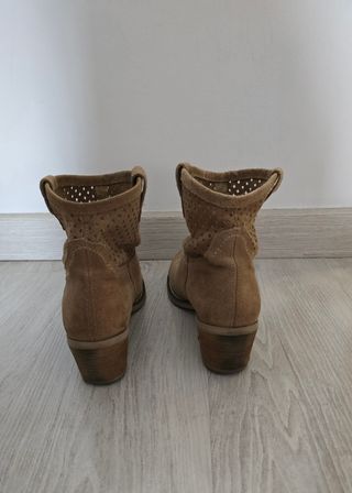 Botines serraje mujer 40