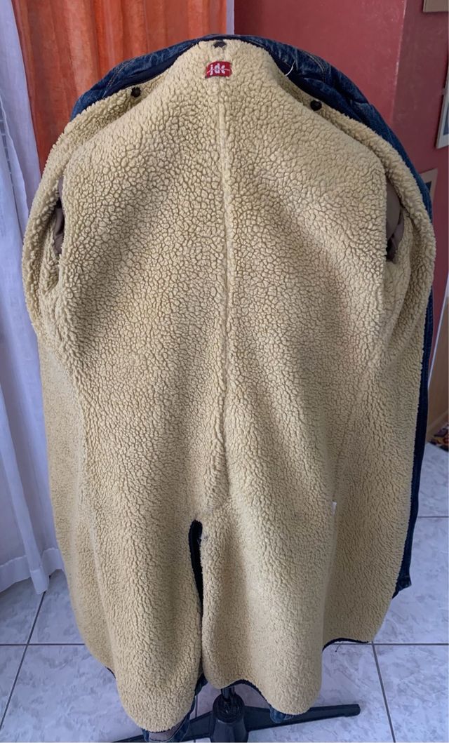 Cappotto in jeans imbottito