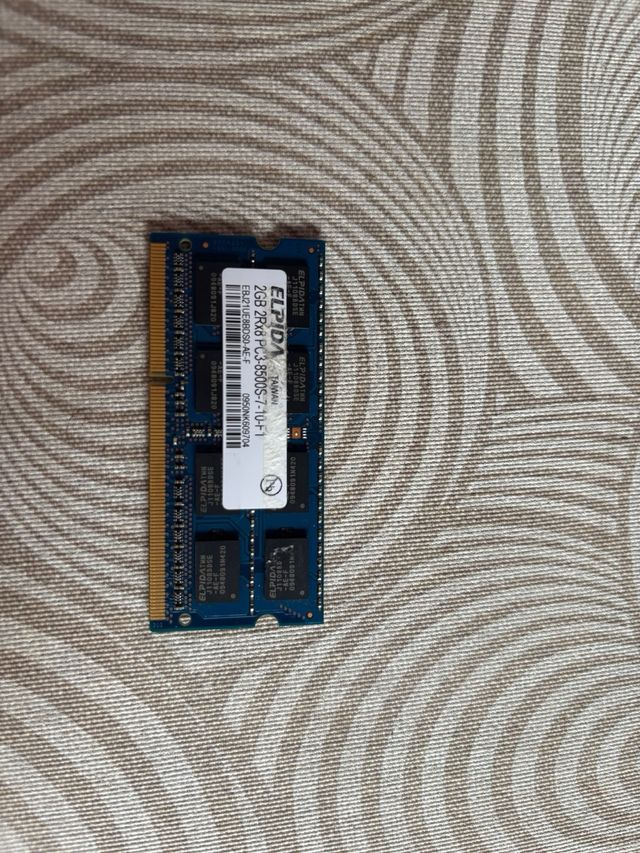 RAM Portatil 2GB DDR3