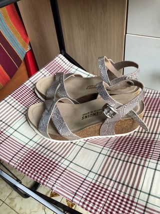 Sandalias de mujer con tacon de plataforma bajo