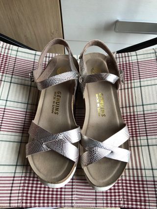 Sandalias de mujer con tacon de plataforma bajo
