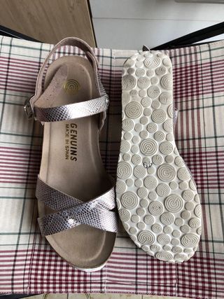 Sandalias de mujer con tacon de plataforma bajo