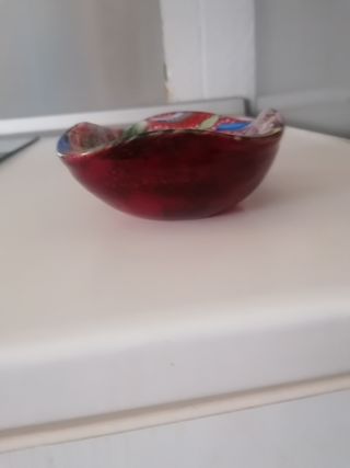 Cuenco de cristal de murano