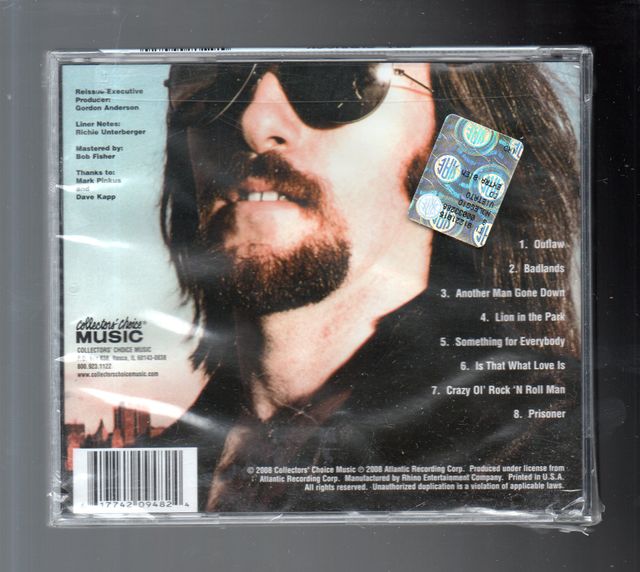 CD de música de Bill Chinnock Badlands Collectors' Choice
