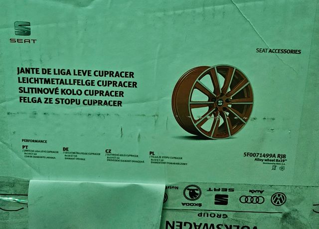 Llantas cupracer 19 leon cupra