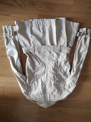 Gabardina beige Stradivarius 