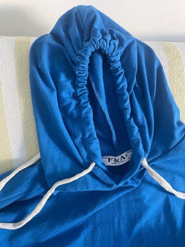 Felpa gilet con cappuccio