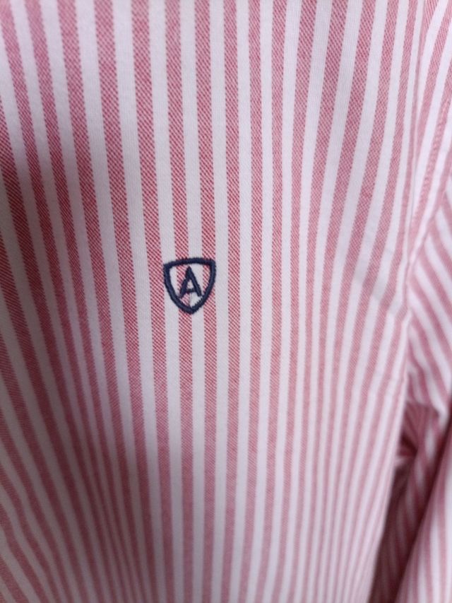 Camisa Álvaro Moreno rayas rosas|blanco