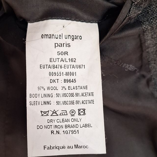Emanuel ungaro giacca vintage uomo