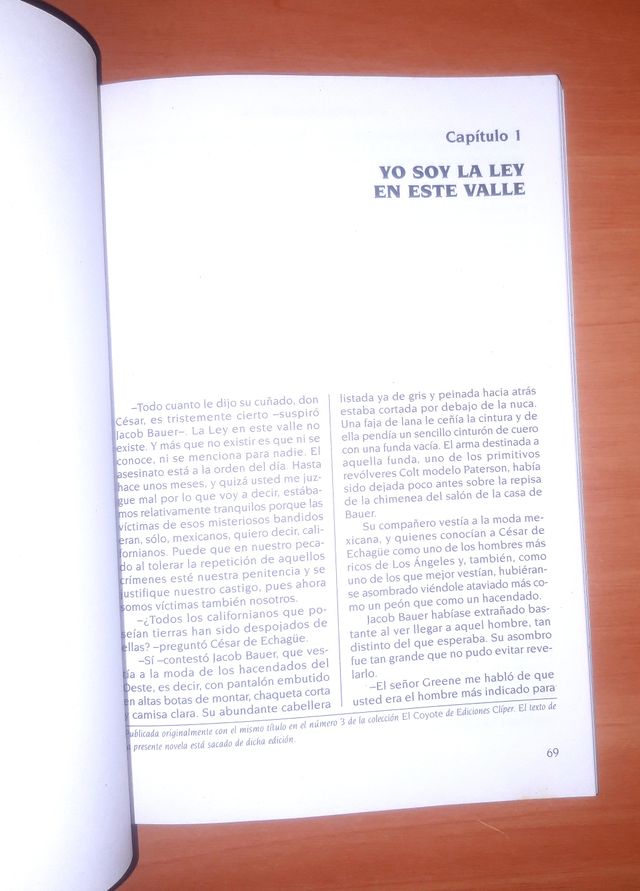 *3x2 Libro "El Coyote Nº2: El valle de la muerte"