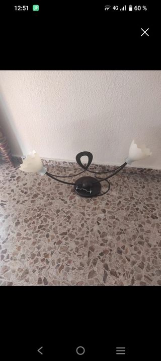 Lampara forjada