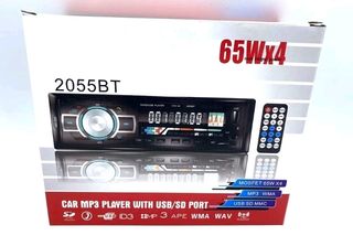 Stereo Radio Auto Bluetooth Fm Mp3 Usb Sd Aux