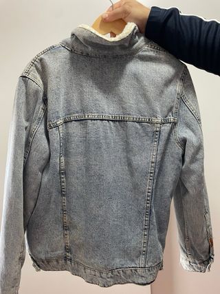 Cazadora vaquera borrego